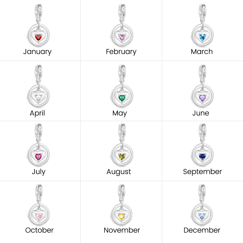 'I Love U Forever' Mom Heart Pendant image number 3