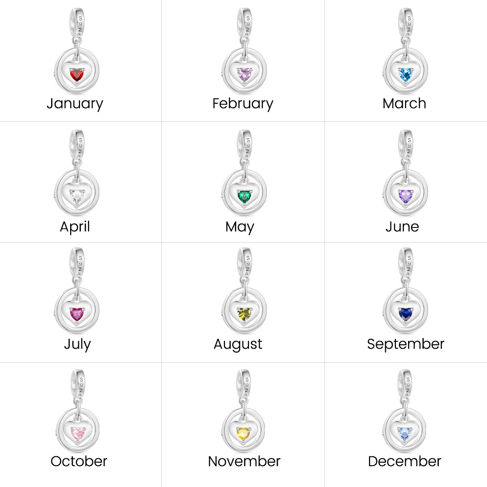 'I Love U Forever' Mom Heart Pendant image number 3