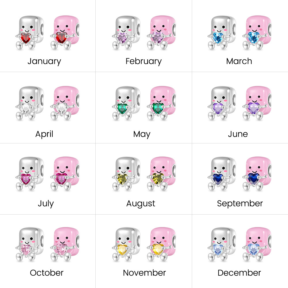 Pair of Marshmallows Charm image number 3