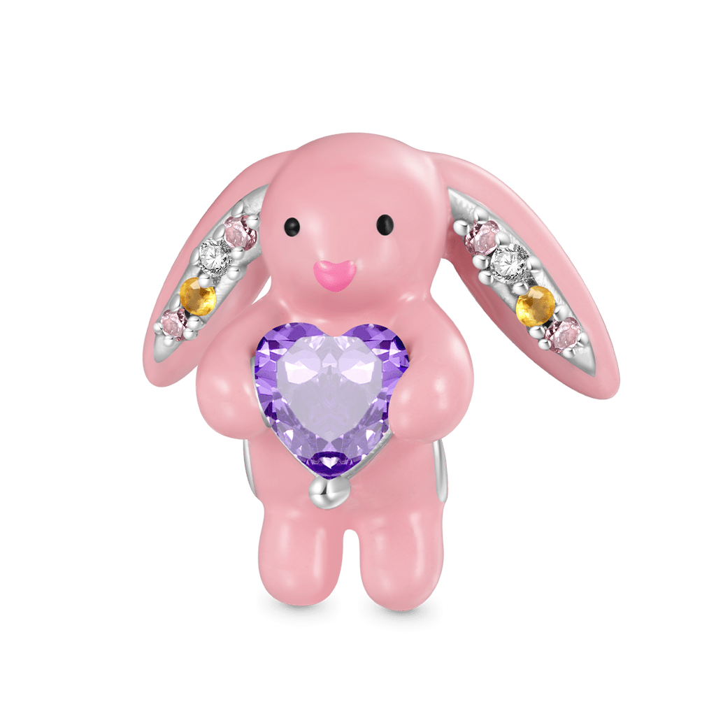 Blossom Bunny Embraces Love Charm image number 1