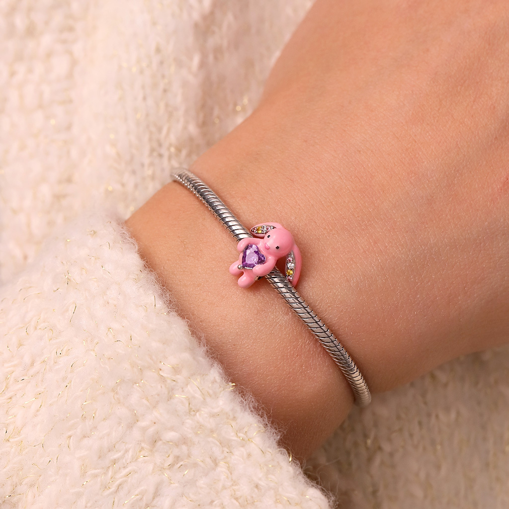 Blossom Bunny Embraces Love Charm image number 7