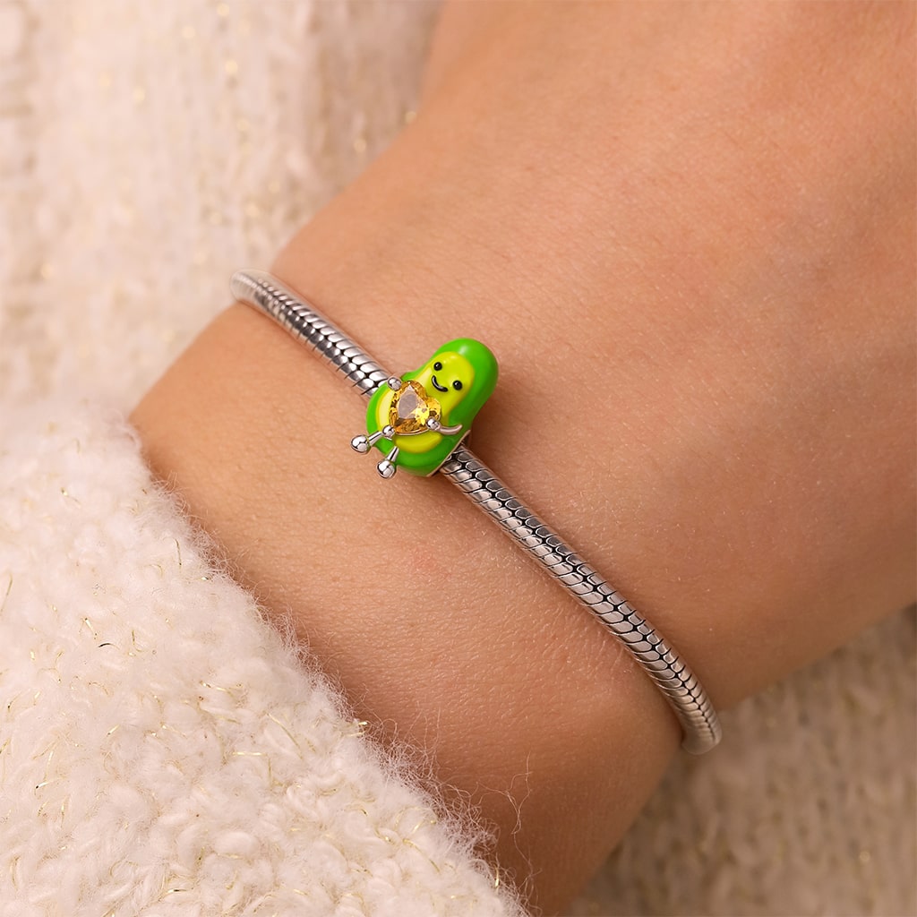 Avocado Embraces Love Charm image number 6