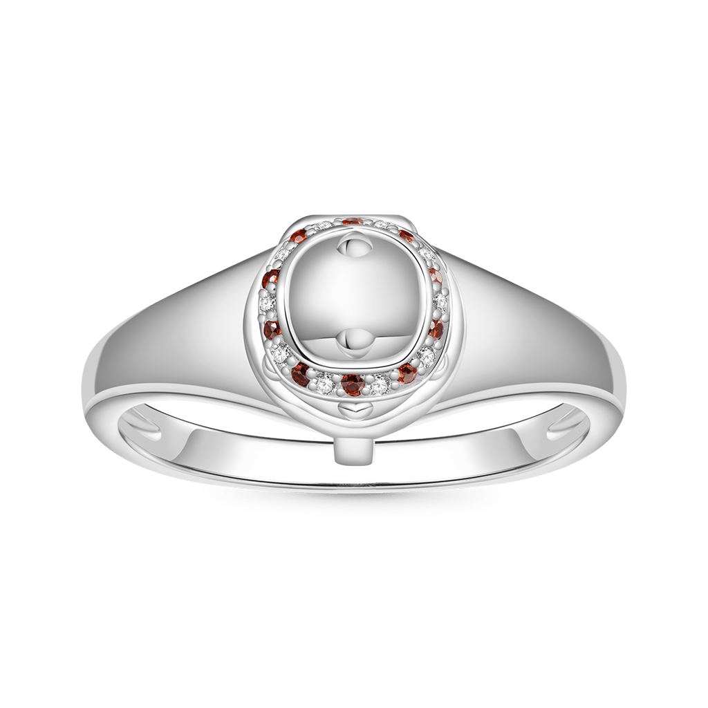 Easter Openable Egg Signet Ring image number 3