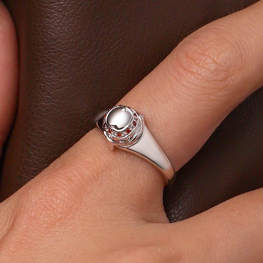 Easter Openable Egg Signet Ring image number 6