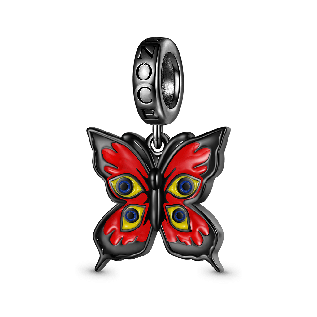 Red Walpurga Butterfly Pendant image number 0