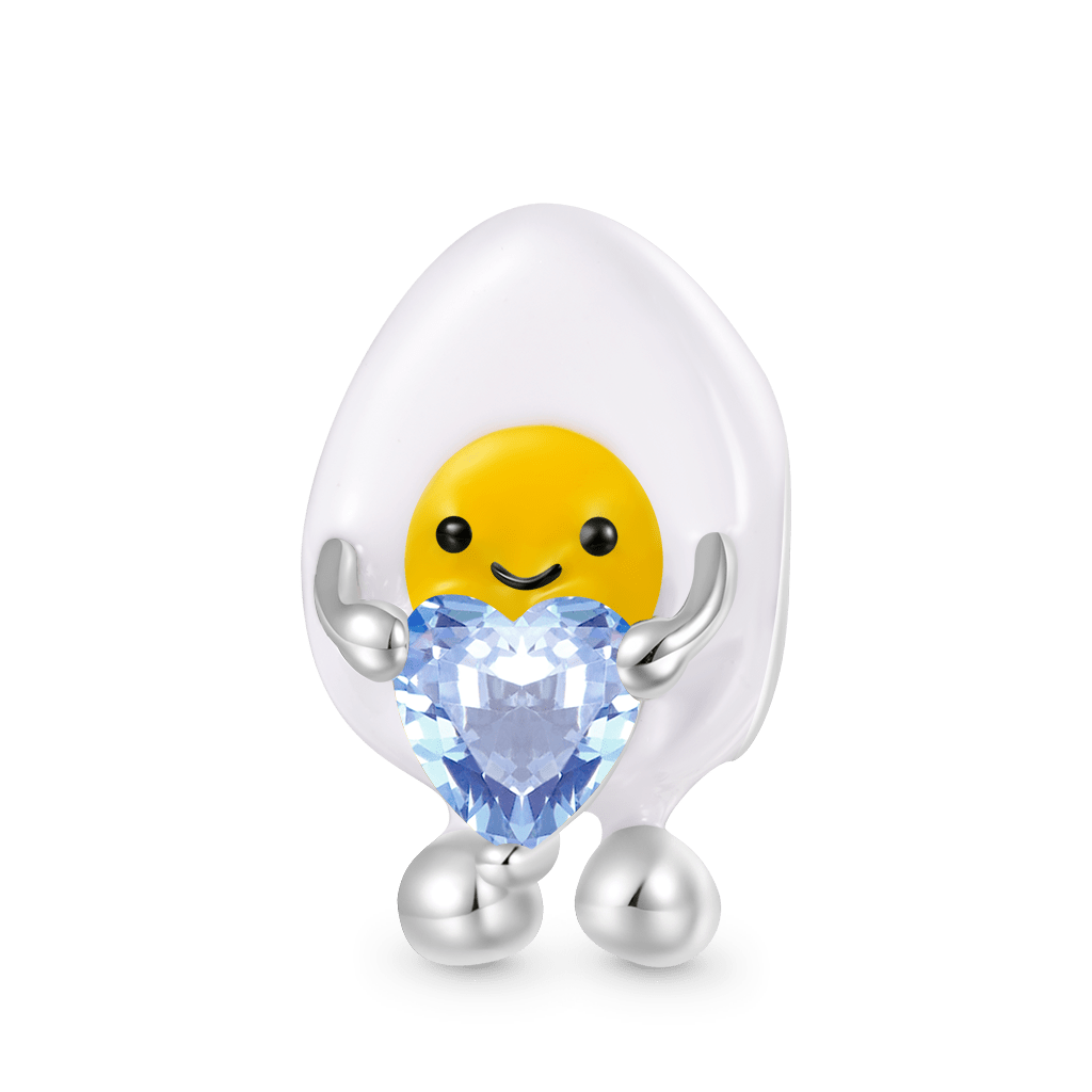 Happy Boiled Egg Charm image number 1