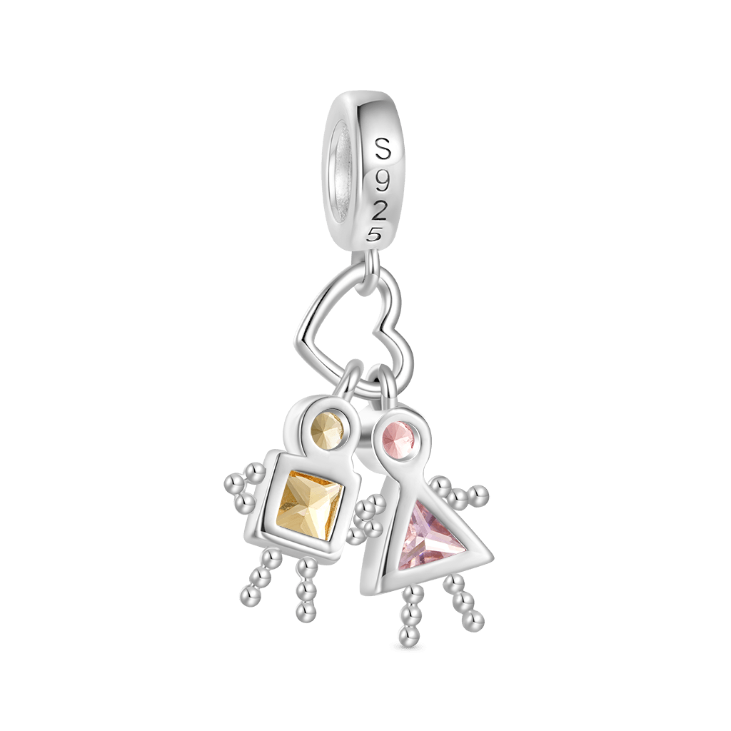 Love Characters Birthstone Pendant image number 2