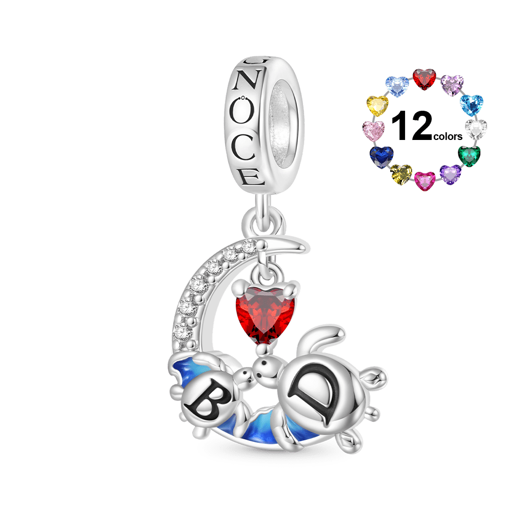 Mother's Day Moon Turtles Pendant image number 0
