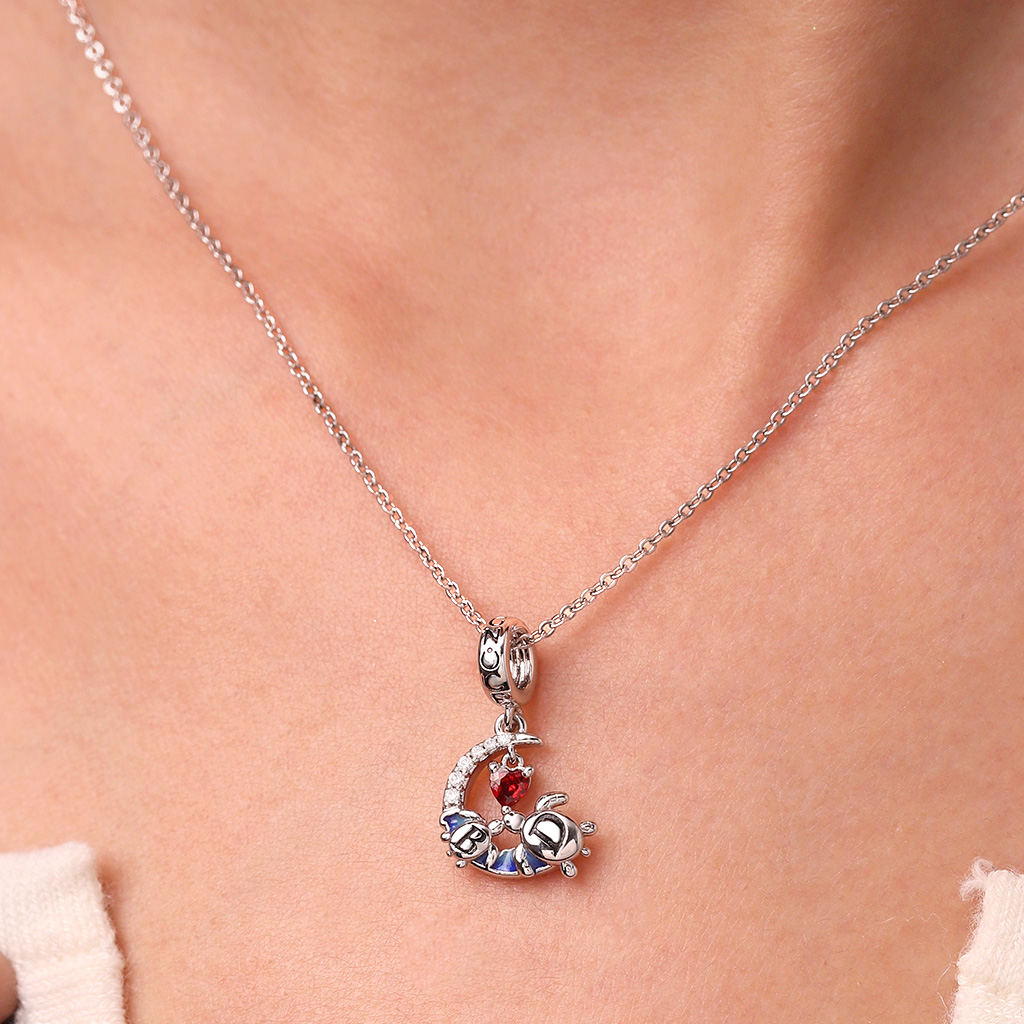 Mother's Day Moon Turtles Pendant image number 6