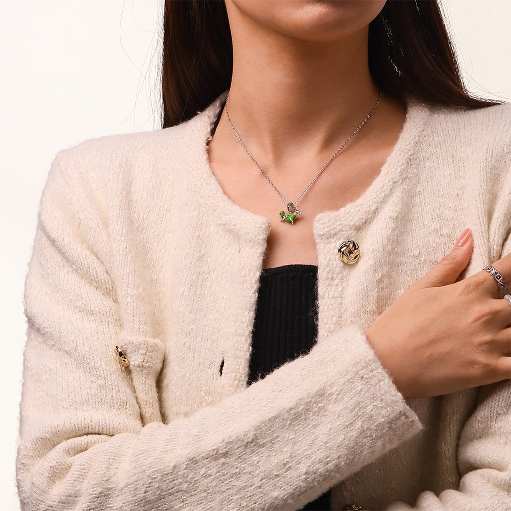 St. Patrick's Day Dachshund Pendant image number 3