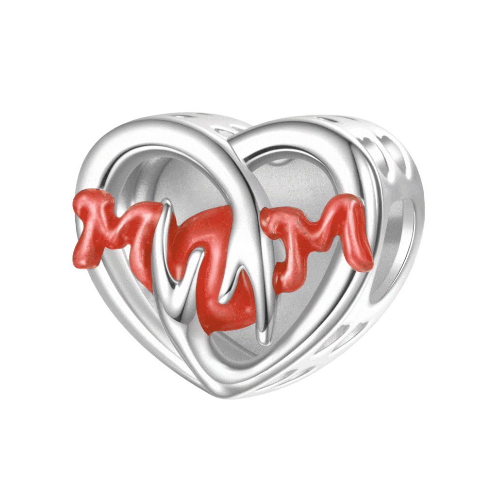 Mother's Day Heart Photo Charm image number 3