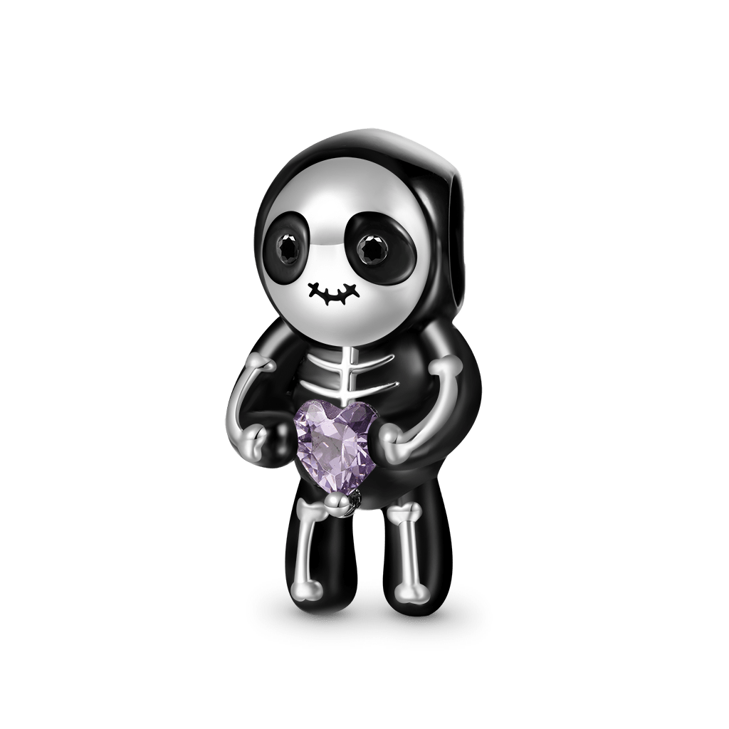 Halloween Skull Skeleton Charm image number 1