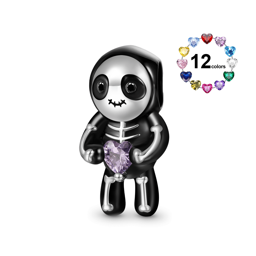 Halloween Skull Skeleton Charm image number 0