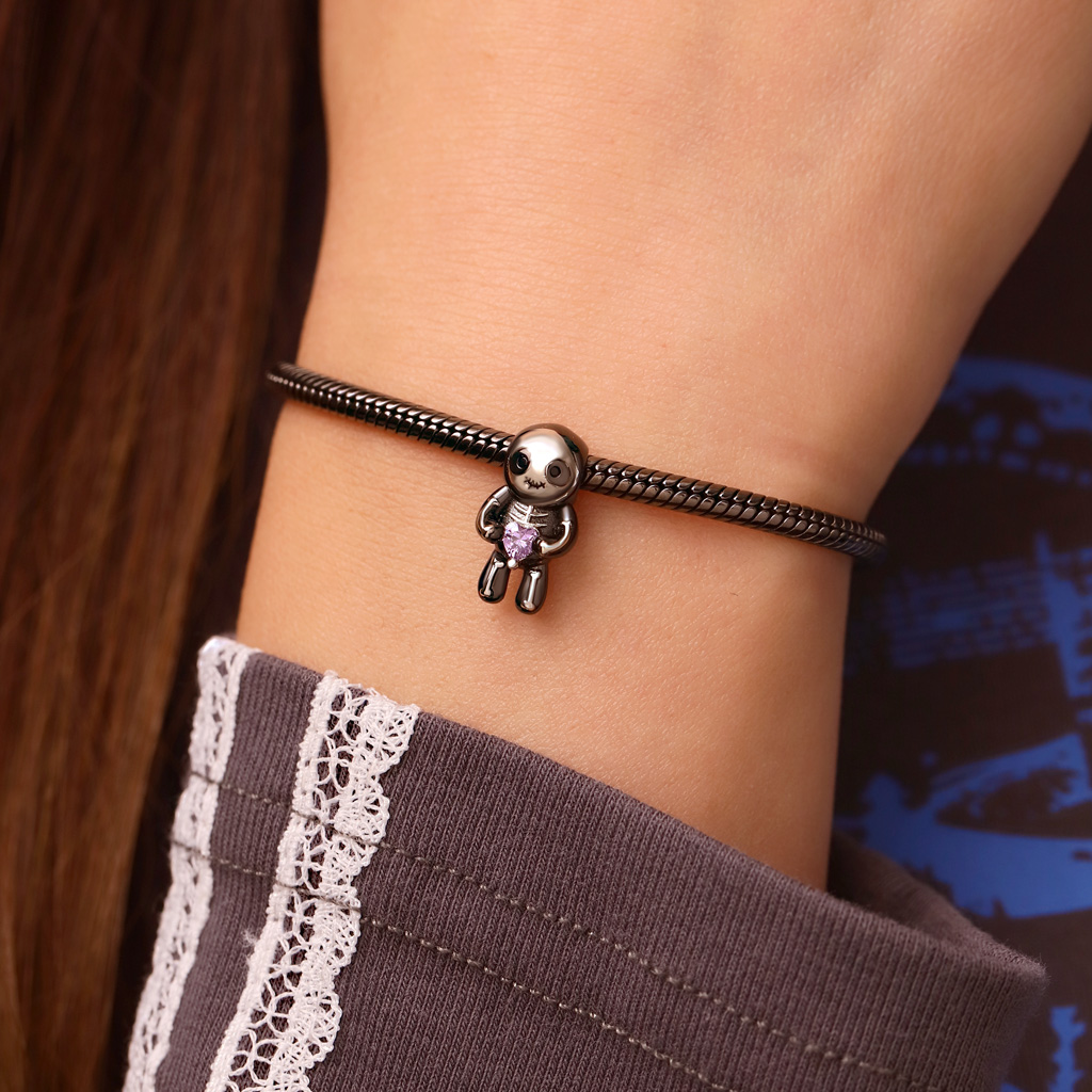 Halloween Skull Skeleton Charm image number 6