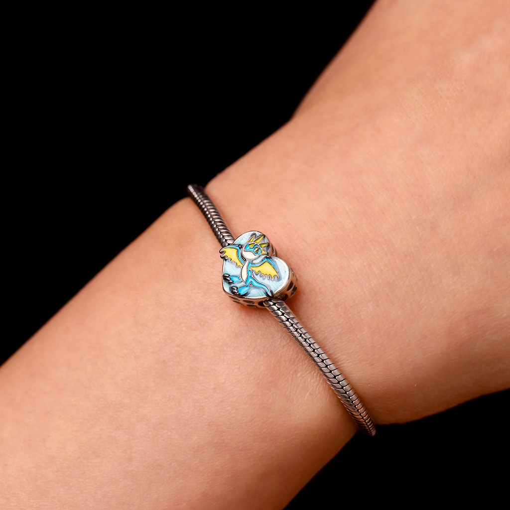 Deadly Nadder Heart Birthstone Charm image number 6