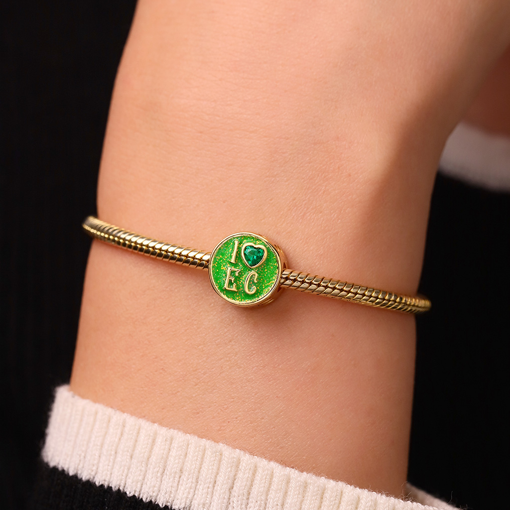 Wicked I Love Emerald City Photo Charm image number 3