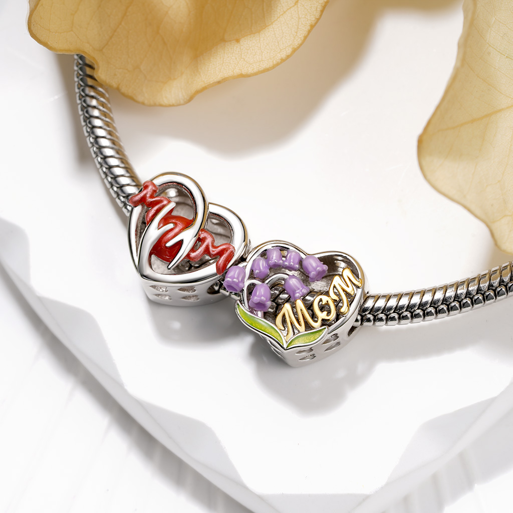 Mother's Day Heart Photo Charm image number 2