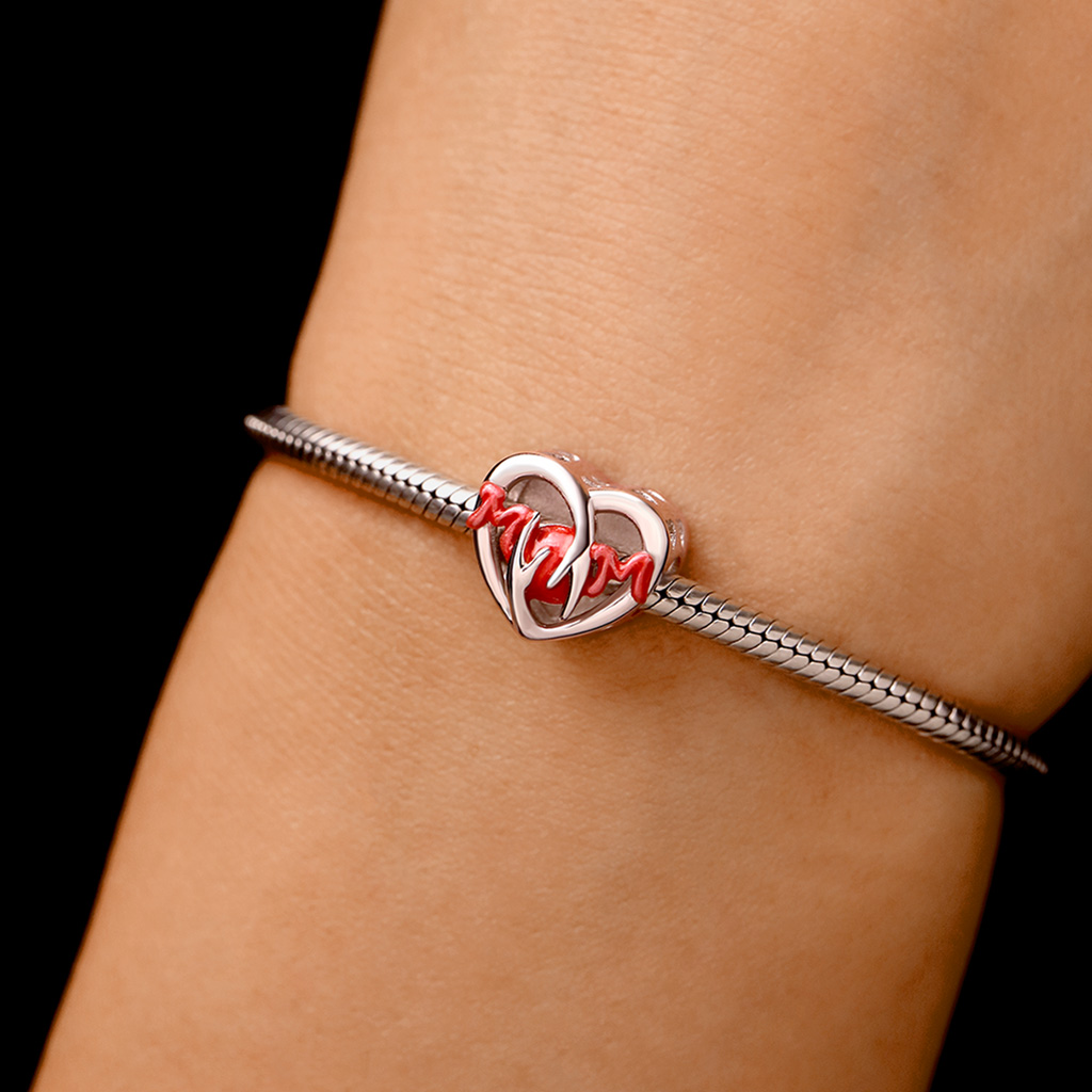 Mother's Day Heart Photo Charm image number 4