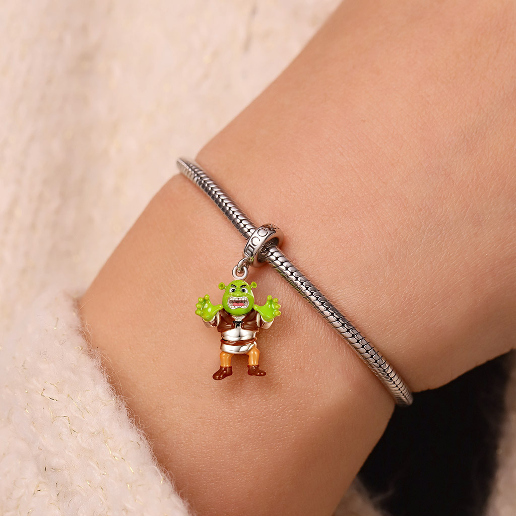 Green-skinned Shrek Pendant image number 5