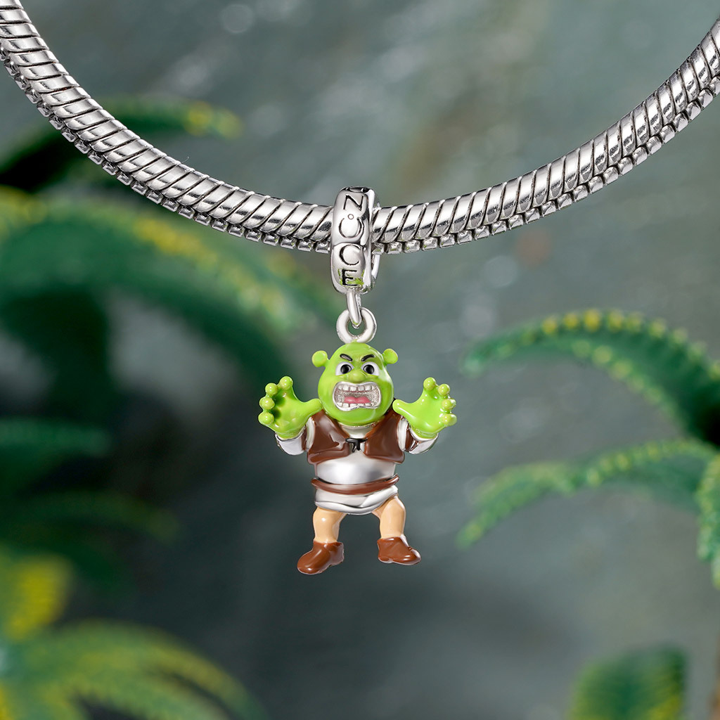 Green-skinned Shrek Pendant image number 2