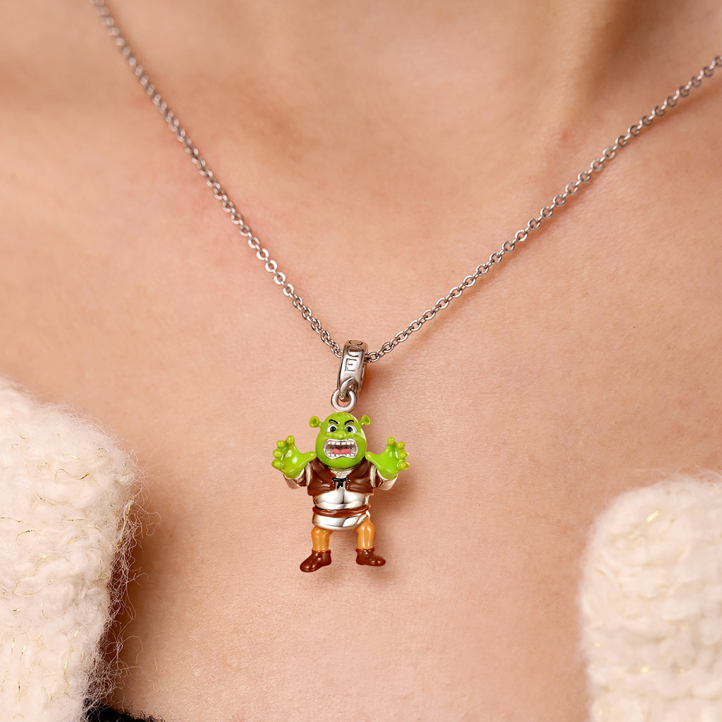 Green-skinned Shrek Pendant image number 3