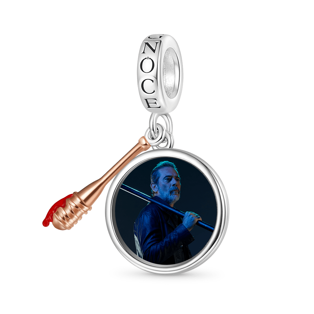 Negan Smith & Baseball Rod Pendant image number 0