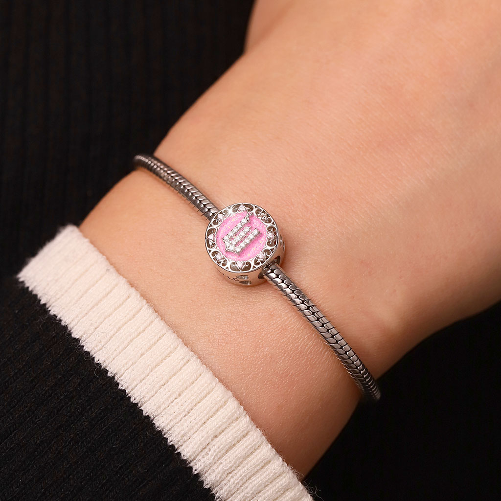 Wicked Pink Logo Charm image number 5