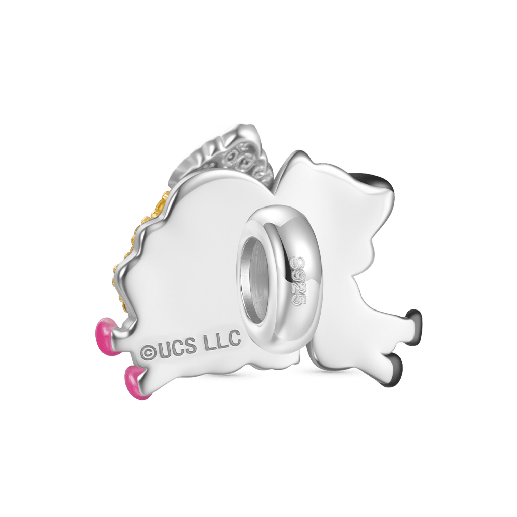 Wicked Elphaba & Glinda Pave Diamond Charm image number 1