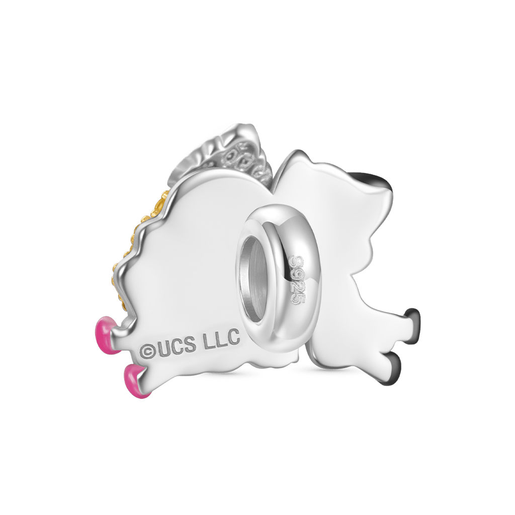 Wicked Elphaba & Glinda Pave Diamond Charm image number 1