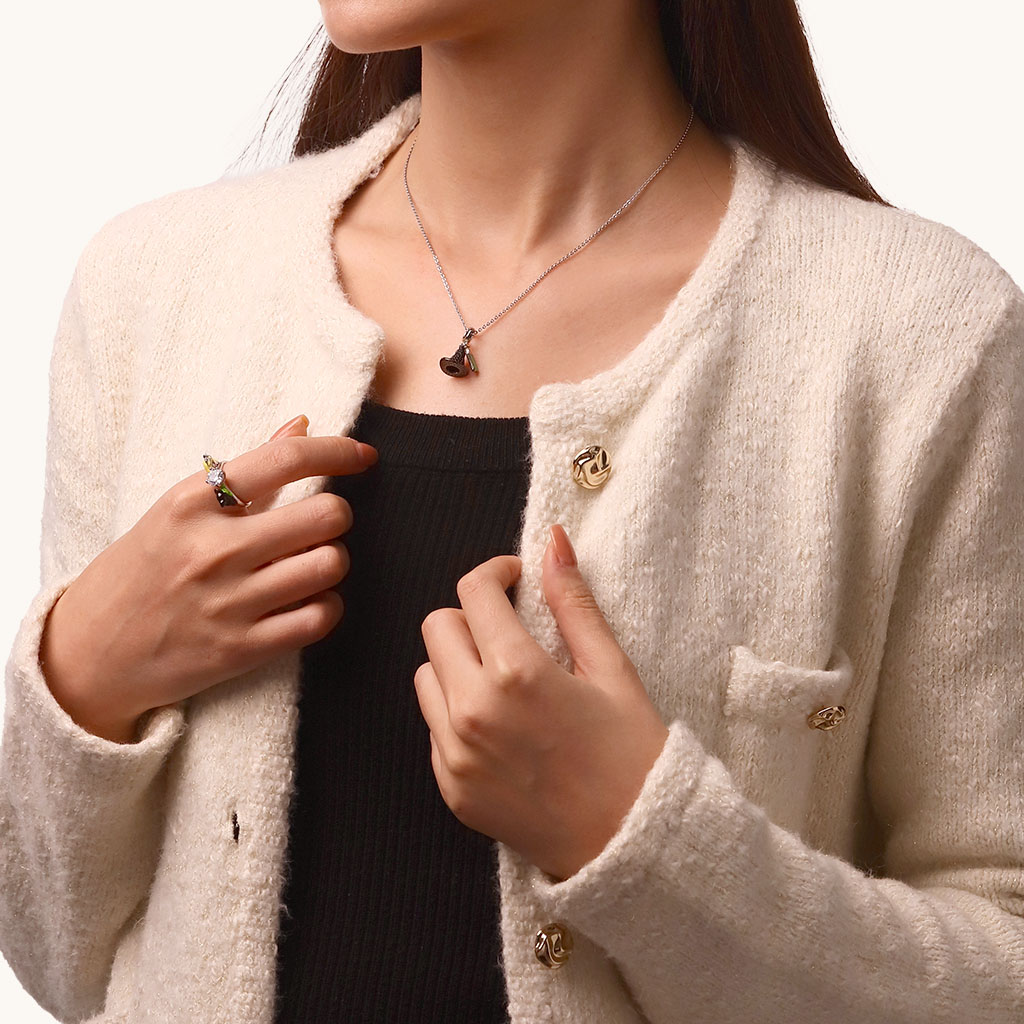 Wicked Elphaba Black Hat Triple Pendant image number 6