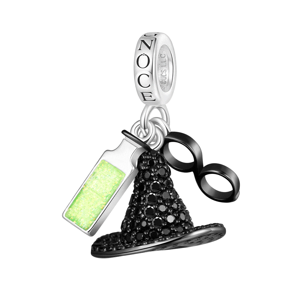 Wicked Elphaba Black Hat Triple Pendant image number 0