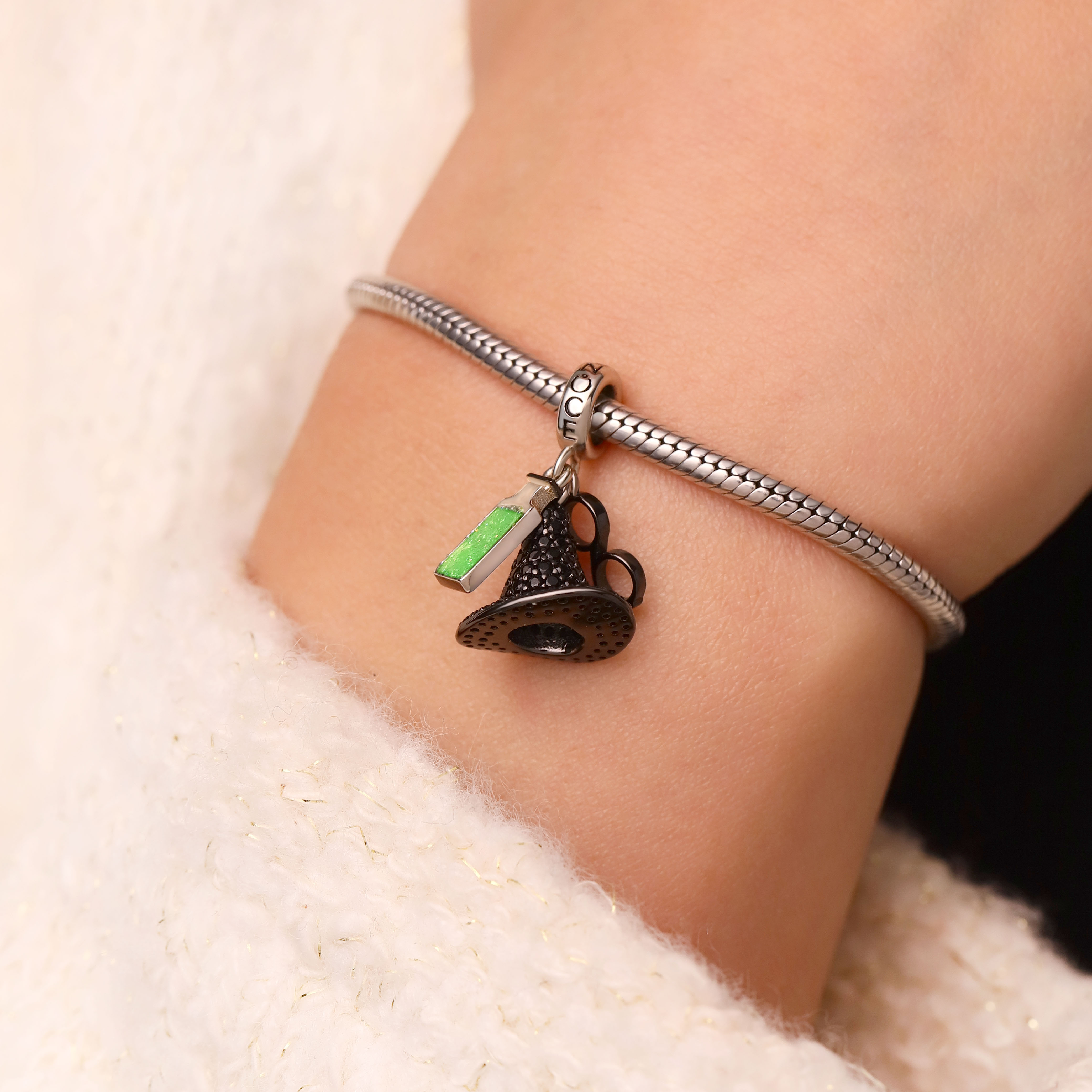 Wicked Elphaba Black Hat Triple Pendant image number 7