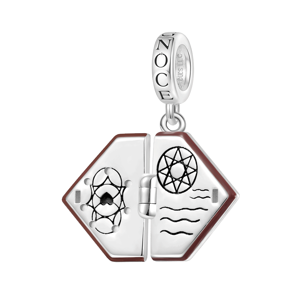 Wicked Grimmerie Spell Book Pendant image number 0