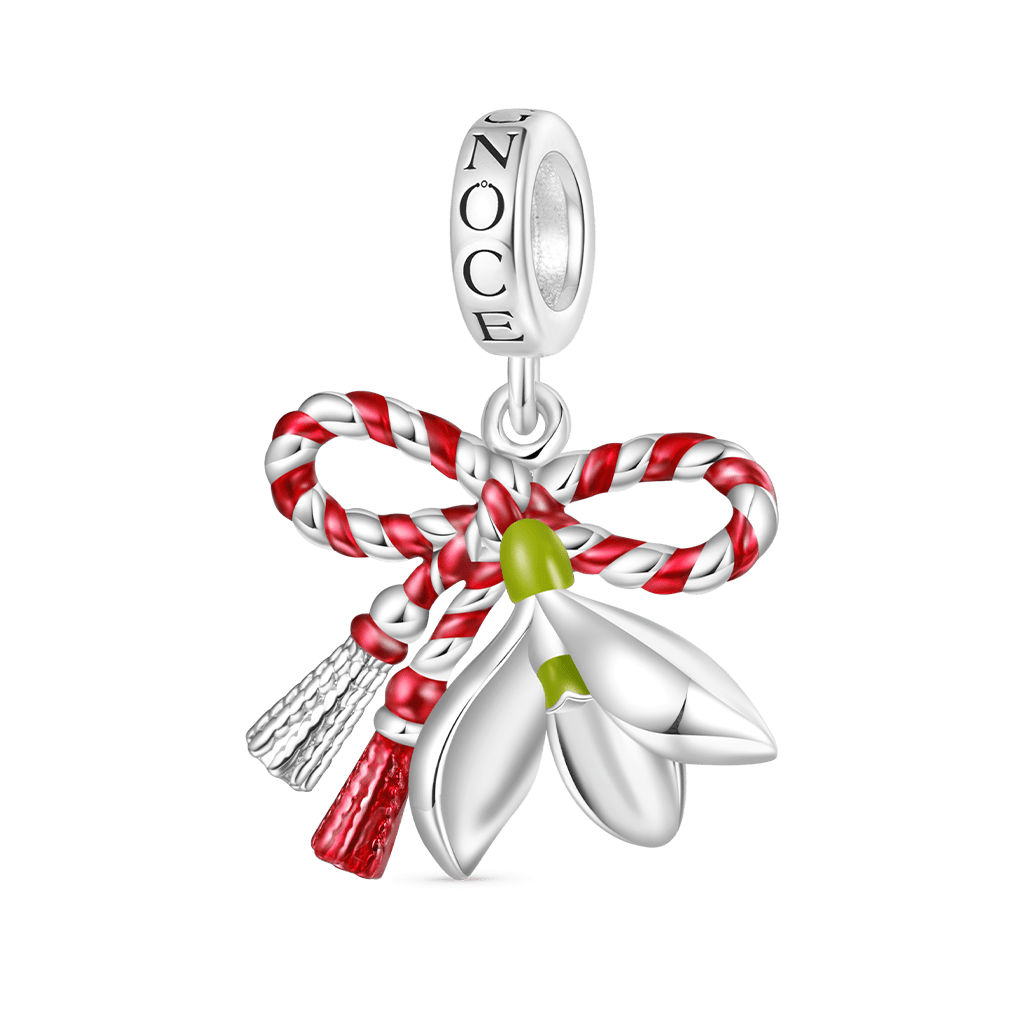 March Martisor Flower Lucky Pendant image number 0