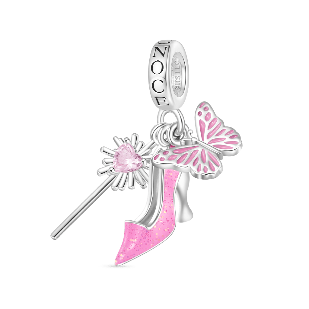 Wicked Glinda Bubble Wand Triple Pendant image number 0