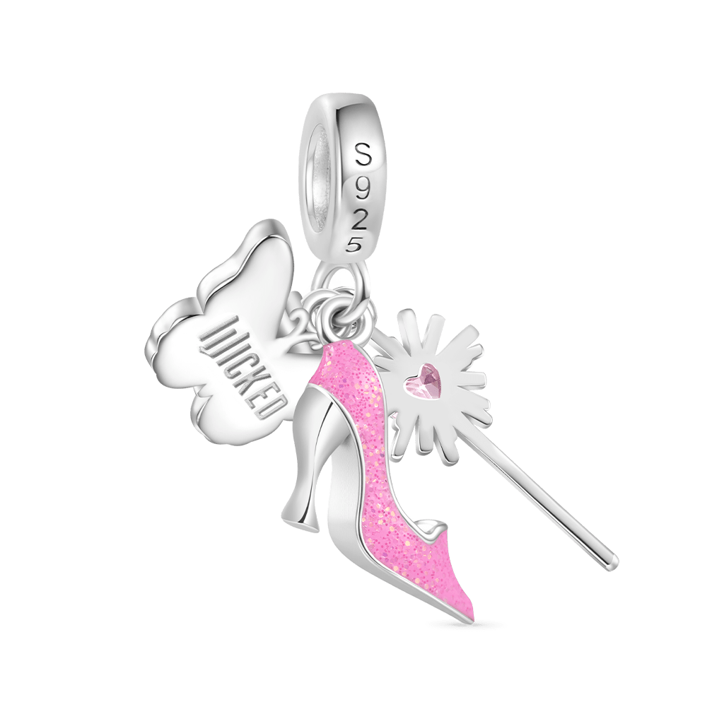 Wicked Glinda Bubble Wand Triple Pendant image number 1