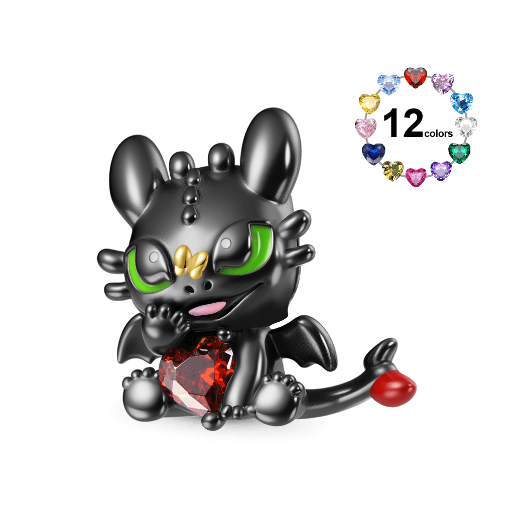 Toothless Embraces Love Charm image number 0