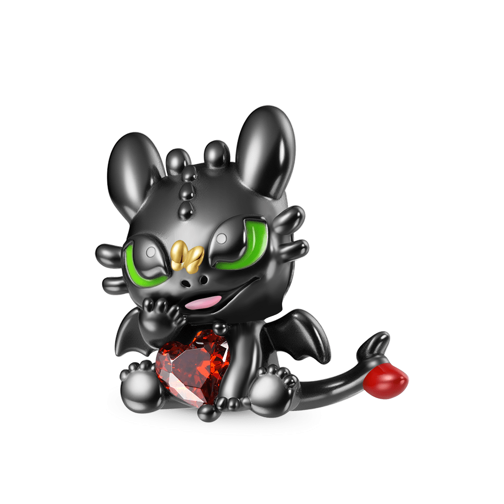 Toothless Embraces Love Charm image number 1