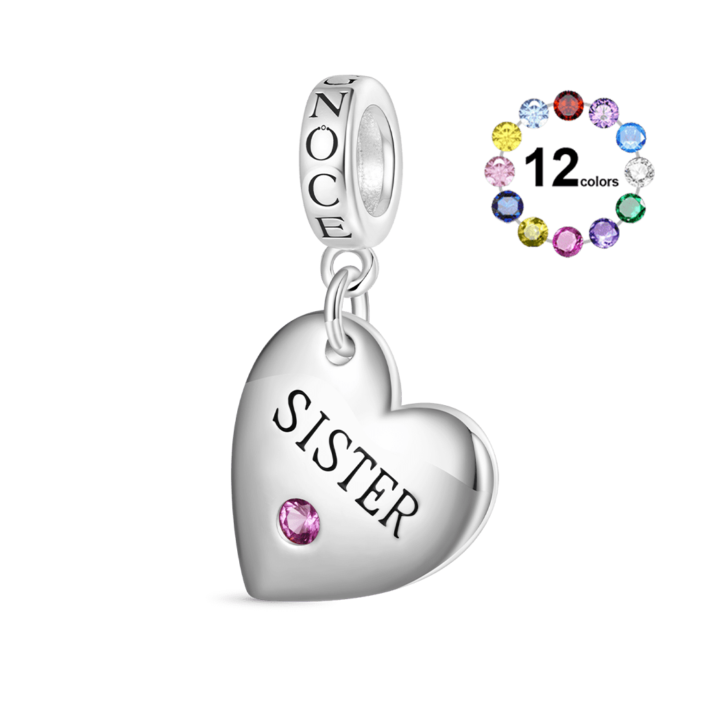 SISTER Heart Pendant image number 0