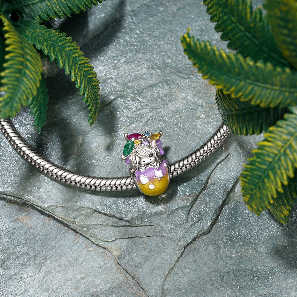 Highland Cow Easter Eggs Charm image number 3