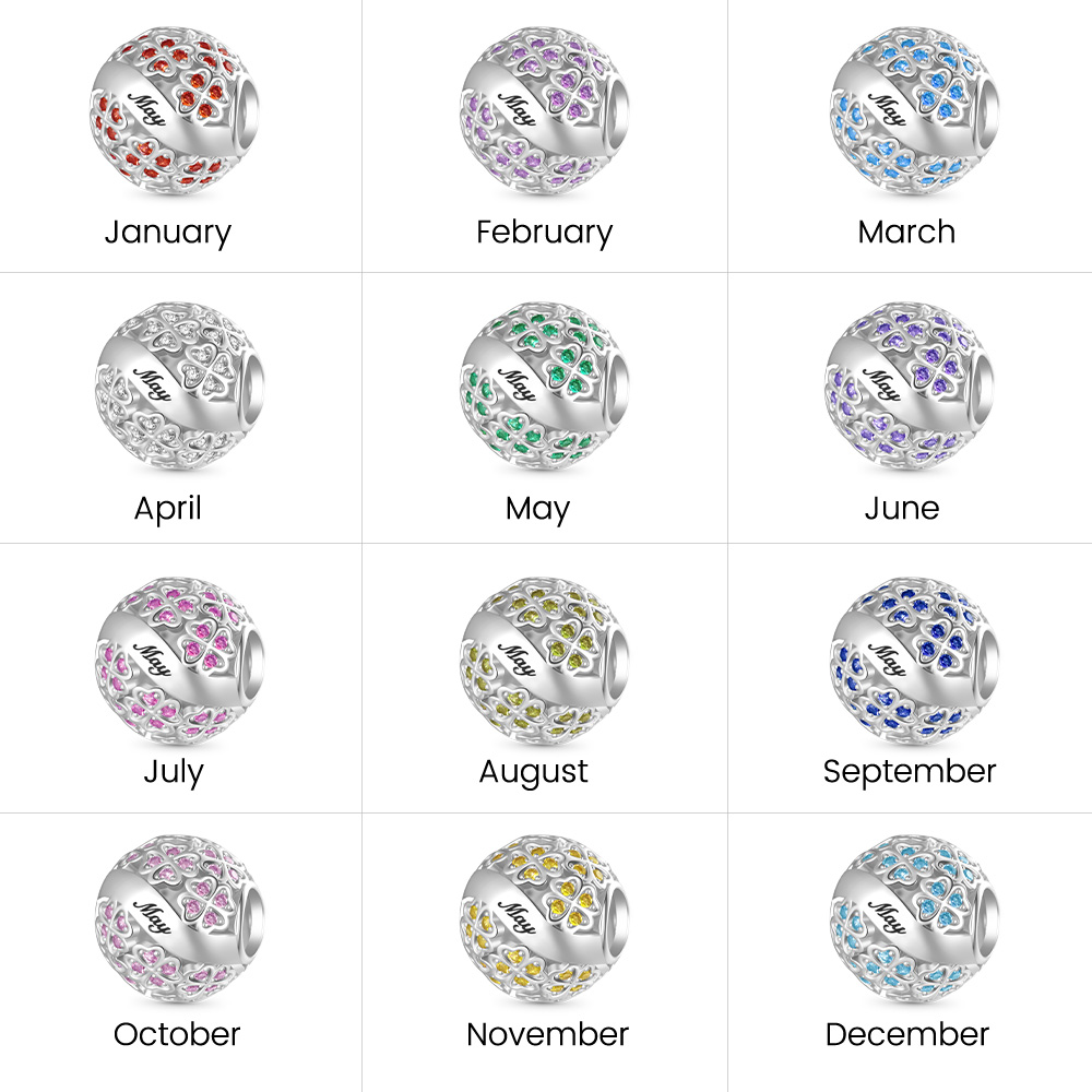 Four-leaf Clover Round Charm image number 3