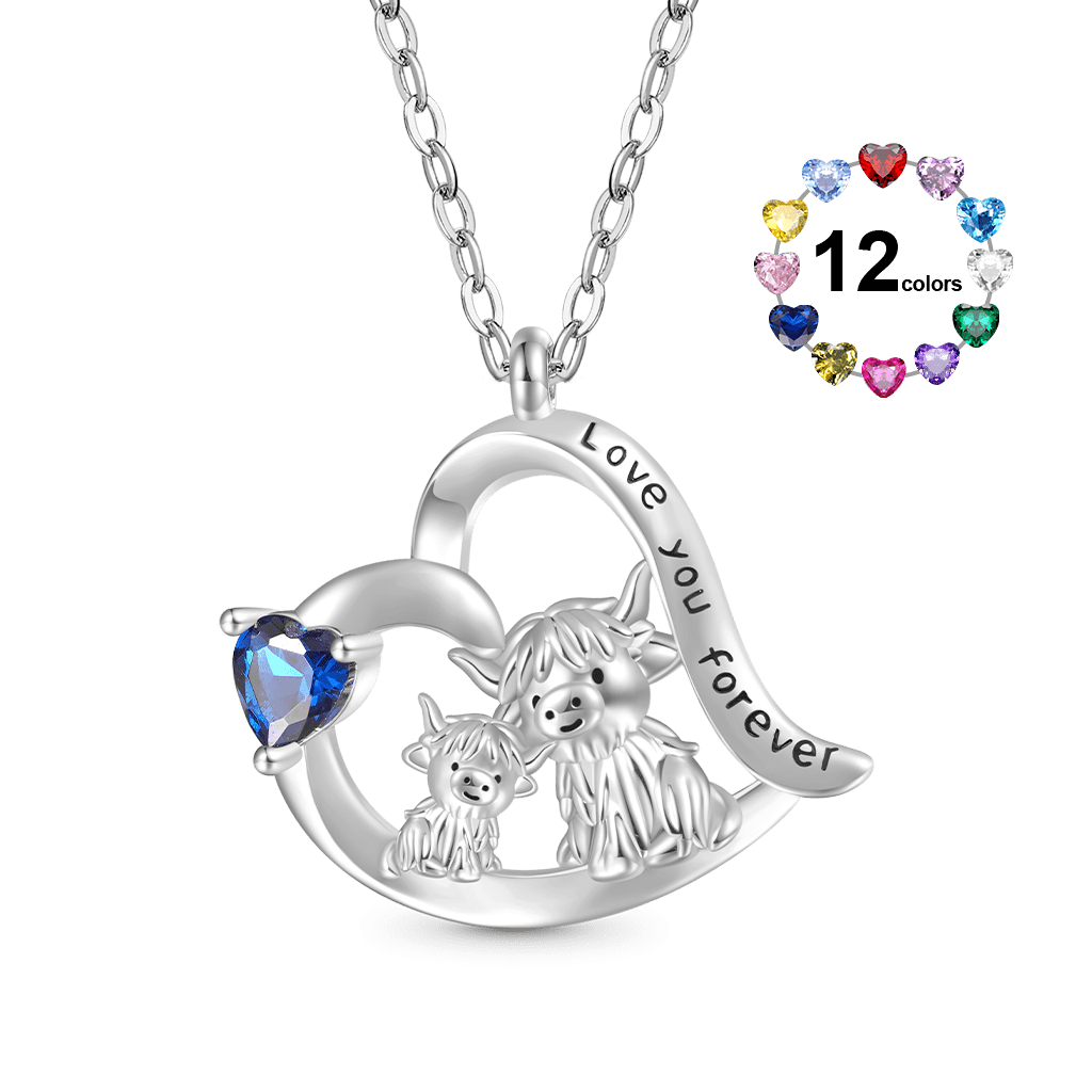 Highland Cow Necklace image number 0