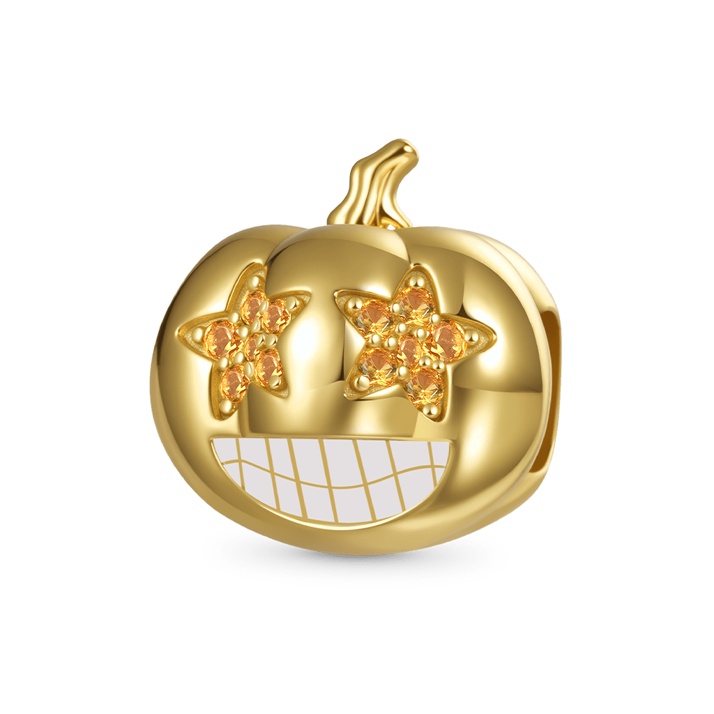 Pumpkin Star Eyes Charm image number 0