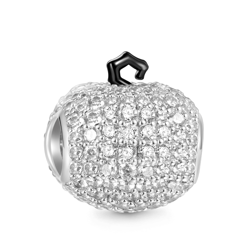 Pumpkin Alien Face Charm image number 1
