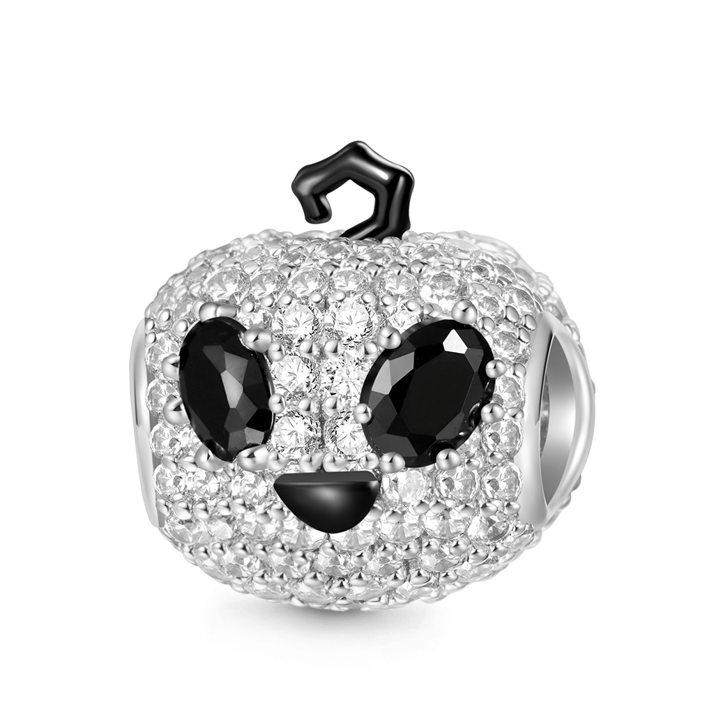 Pumpkin Alien Face Charm image number 0