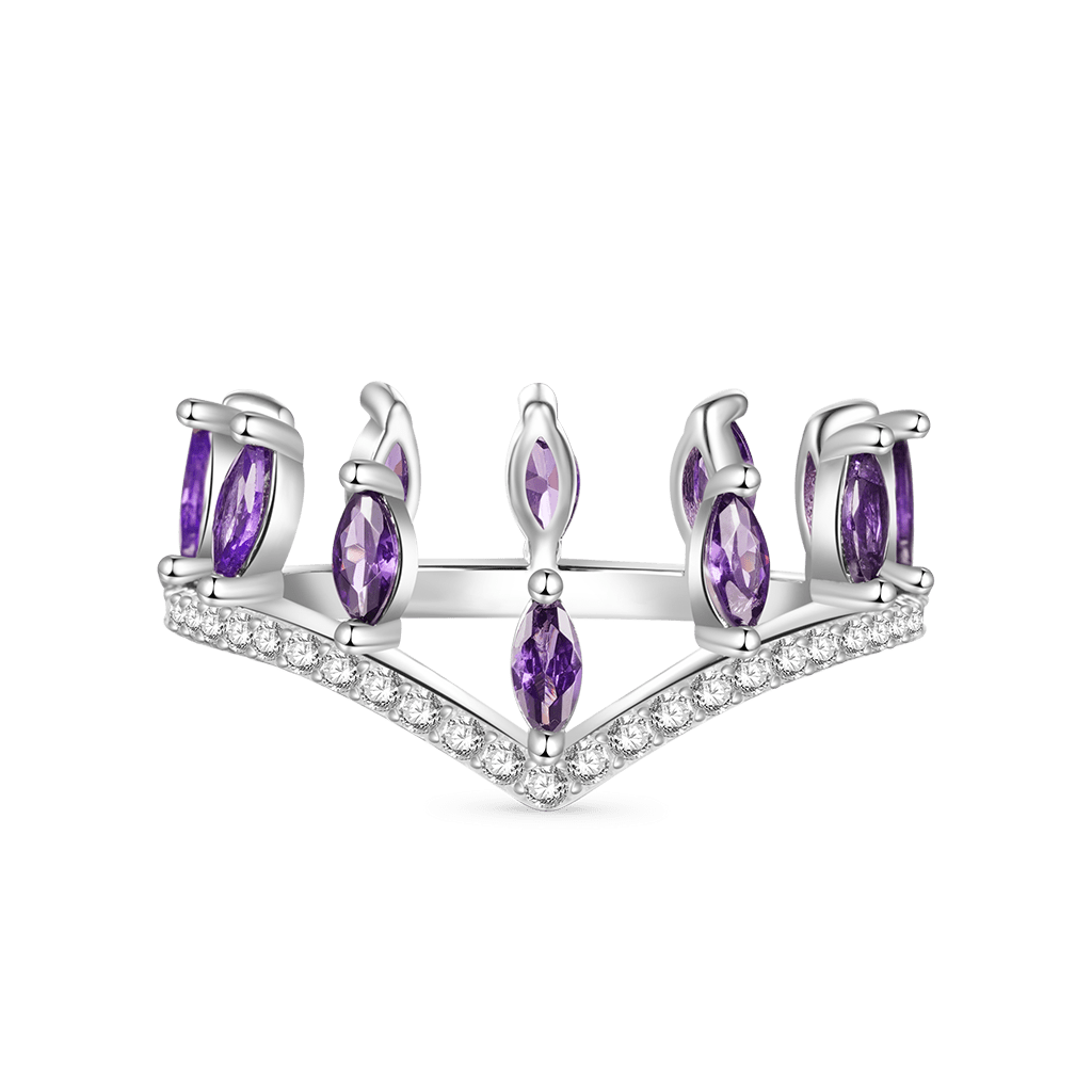 Fancy Multi-Stone Stackable Rings image number 2