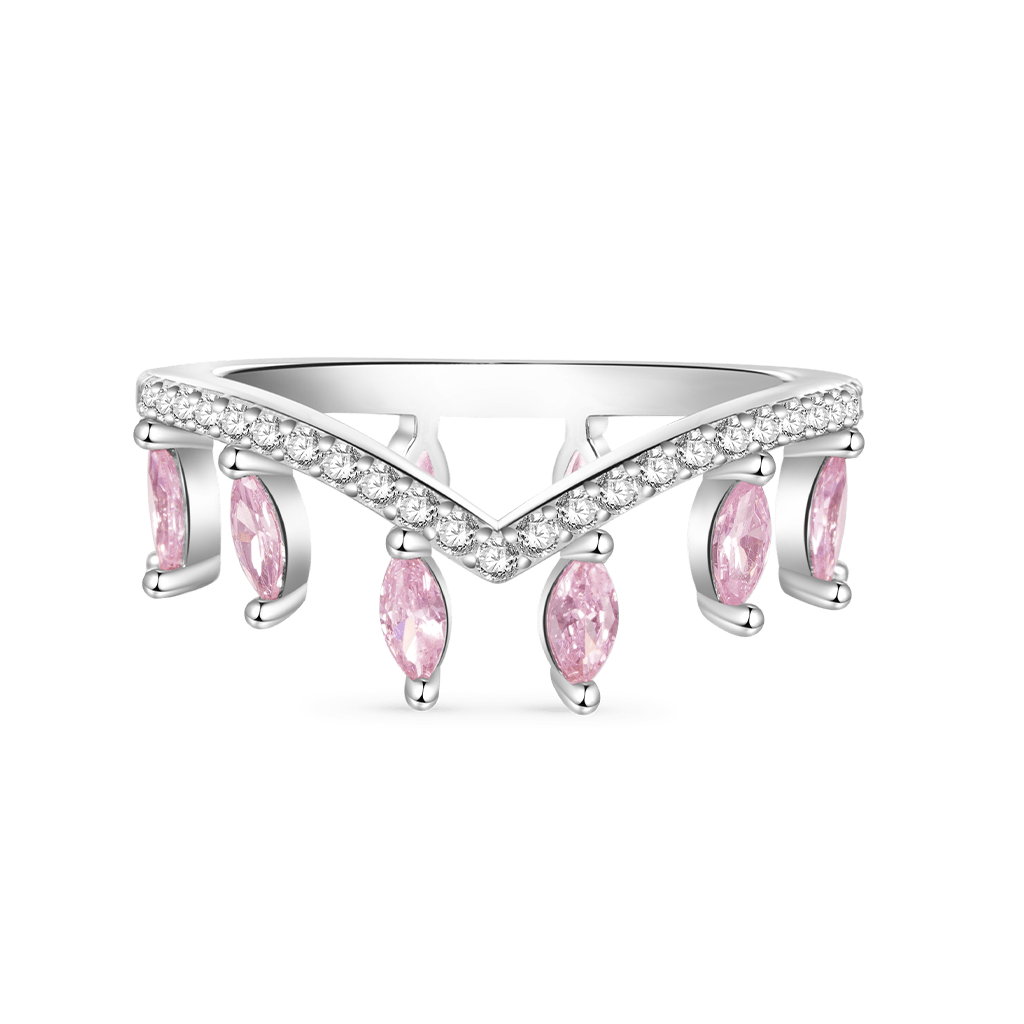 Fancy Multi-Stone Stackable Rings image number 3