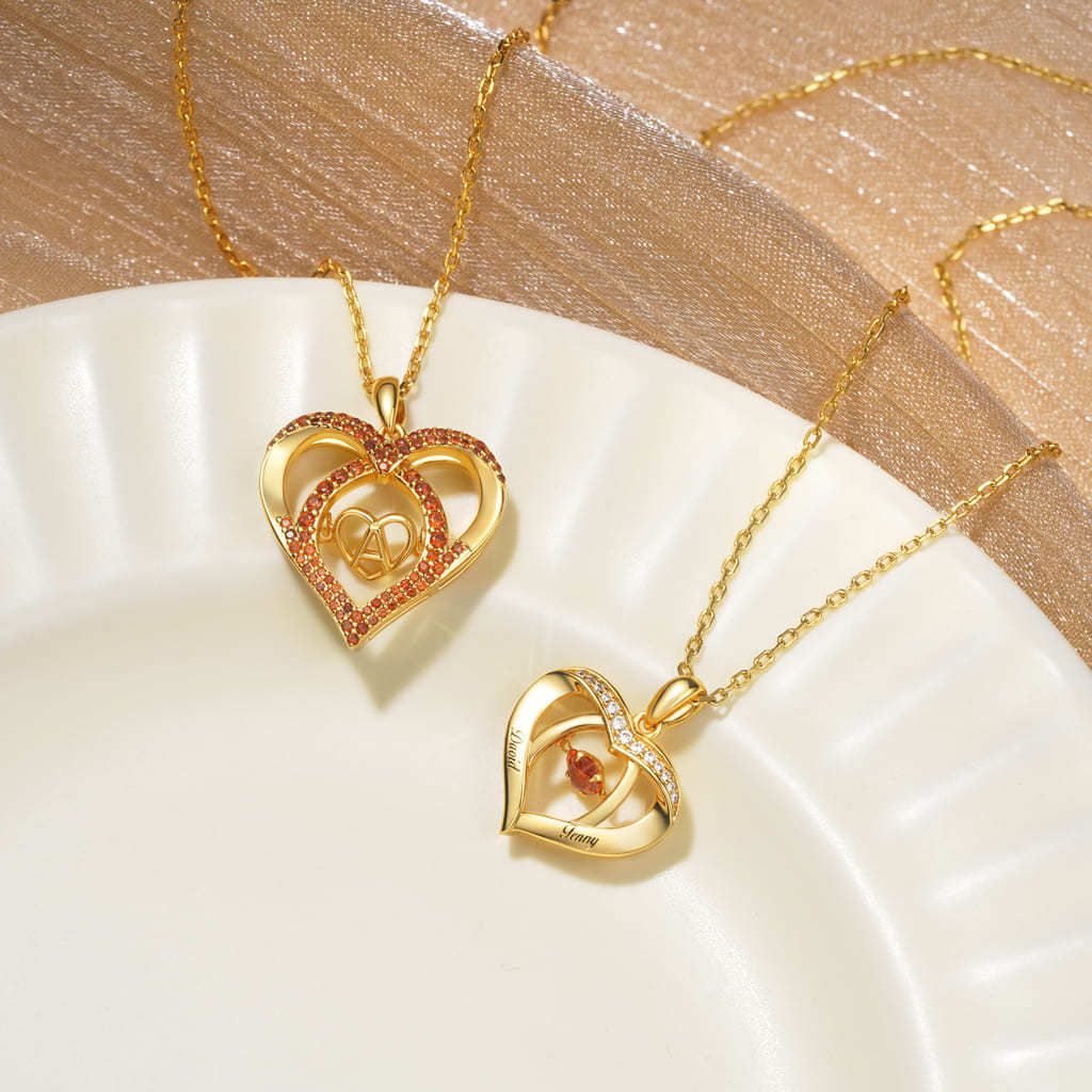Forever Together Heart Necklace image number 4