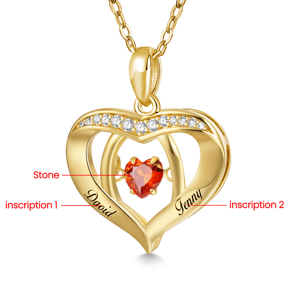 Forever Together Heart Necklace image number 1