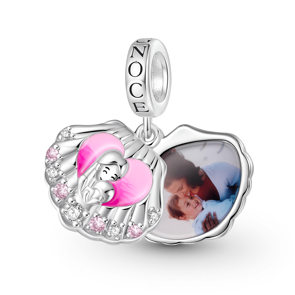Rotatable Shell Photo Charm image number 1